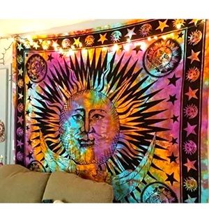 Colorful Sun Tapestry